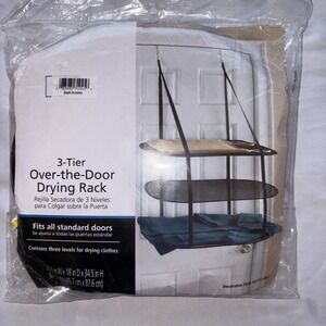 Mainstays NEW three tier over the door drying rack